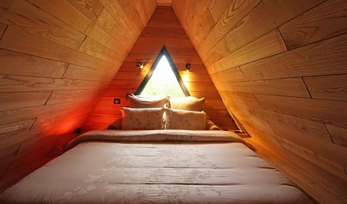 La Petite Motte - intérieur chalet en bois